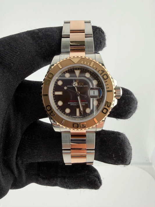 Rolex Yacht-Master Chocolate Dial on Oyster Ref 116621 with New Style Card White 2017