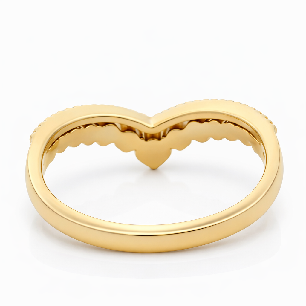 14k Yellow Gold Ladies Dia. Ring Ring Size 7 View 5 - Fine Jewelry | Bust Down & Co