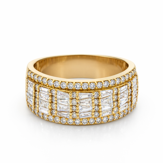 Men's 14K Yellow Gold 1.79ct Diamond Fashion Ring