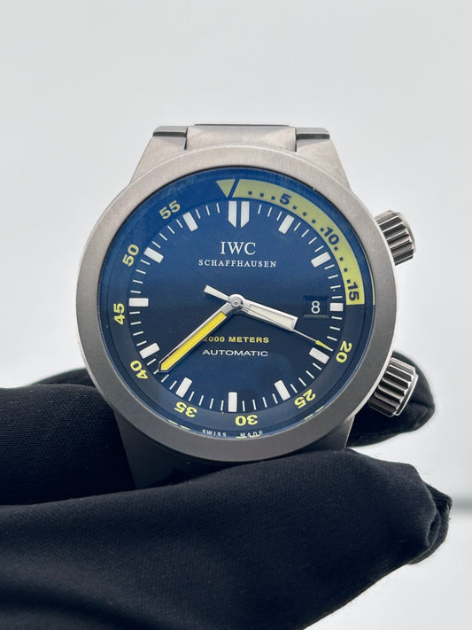 Iwc Aquatimer Automatic Matte Black Dial on Stainless Steel Ref. IW353803 Complete 2008 — view 2