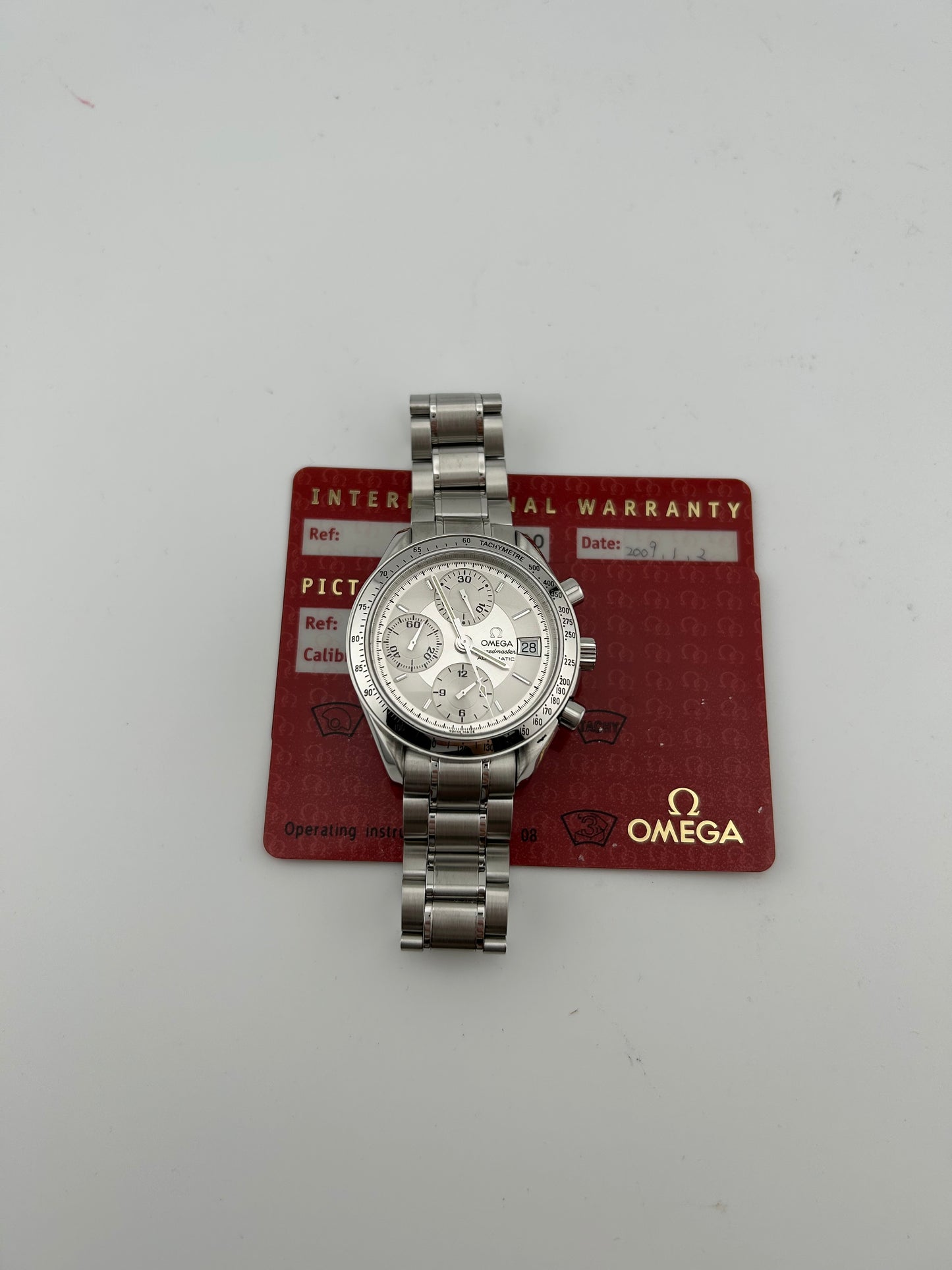 Omega Speedmaster Date Silver Dial on Stainless Steel Bracelet Ref. 3513.30 Card 2009 — view 7