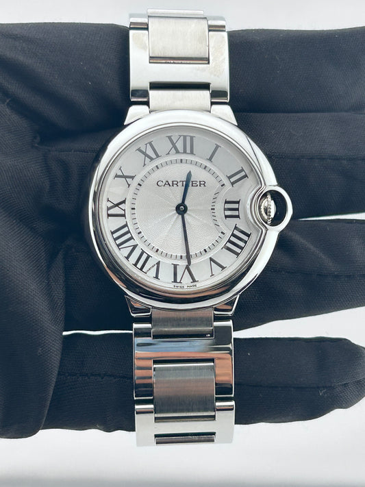 Cartier Ballon Bleu Silver Dial on Steel Ref. W69011Z4 Card 2014 — view 2
