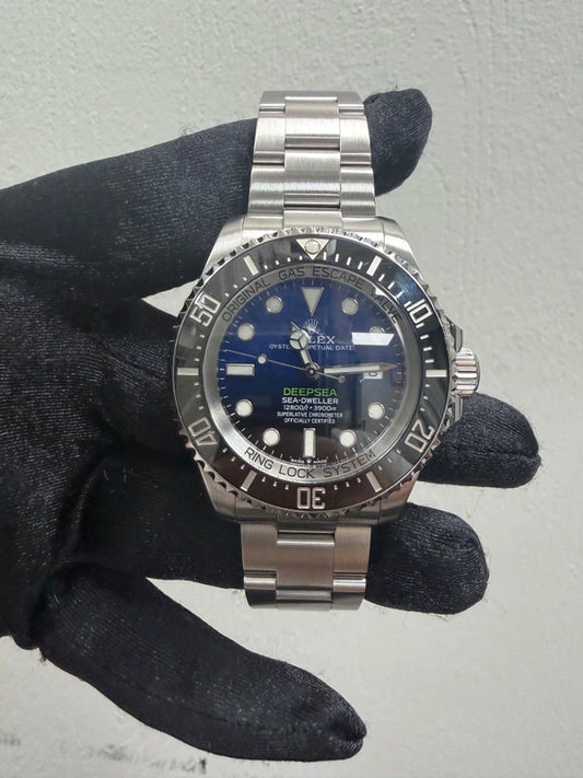 Rolex Sea-Dweller Deepsea Blue James Cameron Dial on Oyster Ref 126660 with New Style Card White 2019