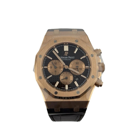 Audemars Piguet Royal Oak Chrono Brown Dial on Leather Ref 26331OR.OO.D821CR.01 with Card 2021