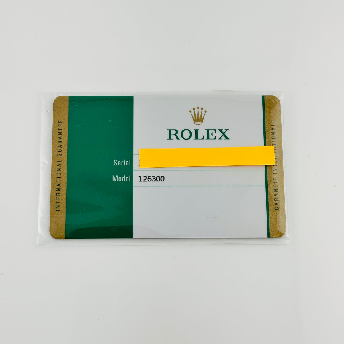 Rolex Datejust Silver Index Dial on Oyster Bracelet Ref. 126300 Card 2019 — view 7