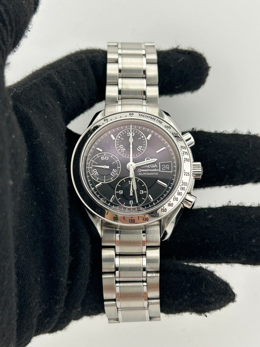 Omega Speedmaster Black Dial on Stainless Steel Bracelet Ref. 3513.5 Card 2000 — view 2