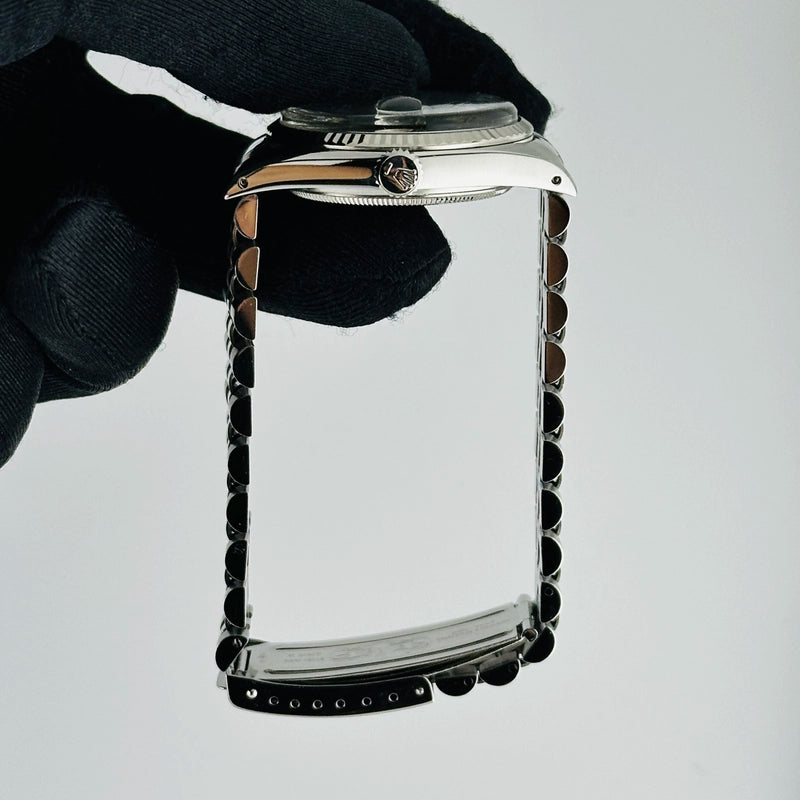 Rolex Datejust Silver Dial on D Link Jubilee Ref 16014