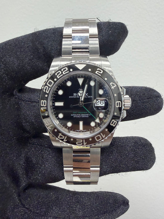 Rolex GMT-Master II Black Dial on Oyster Ref. 116710LN Card 2016 — view 2