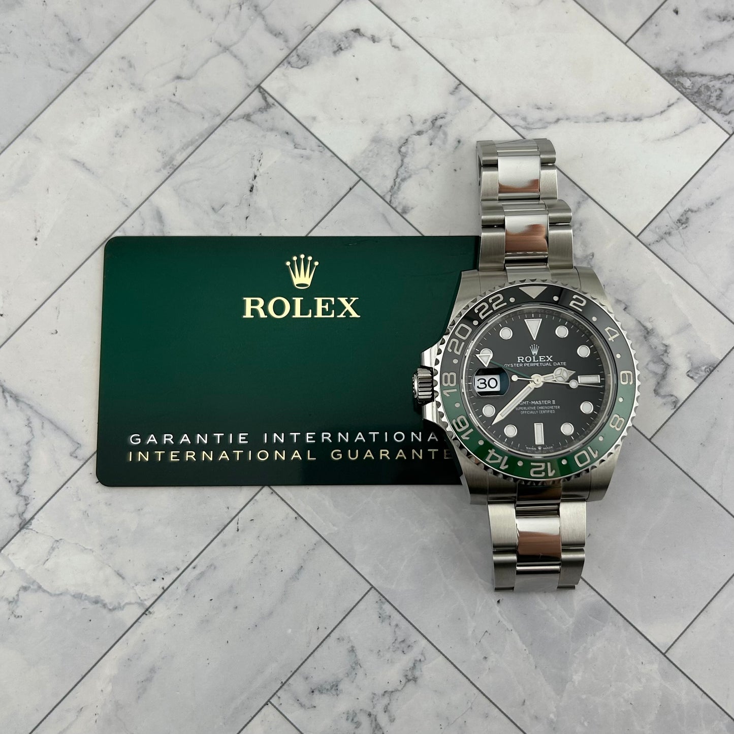 Rolex GMT-Master II "Sprite" Black Dial on Oyster Ref. 126720VTNR Card 2024 — view 7
