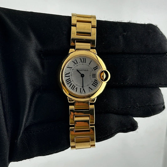 Cartier Ballon Bleu B/P Silver Roman Dial Ref 3006/W6900122 with Papers 2009