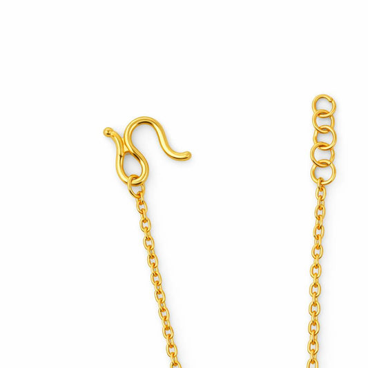 24K Yellow Gold 3 Money Balls Bracelet