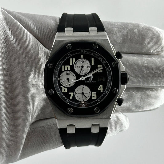 Audemars Piguet Royal Oak Offshore Black Dial on Rubber Strap Ref 25940SK.OO.D002CA.03