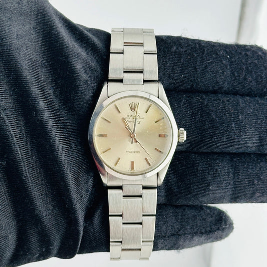 Rolex Air-King Silver Dial on Oyster Ref 5500