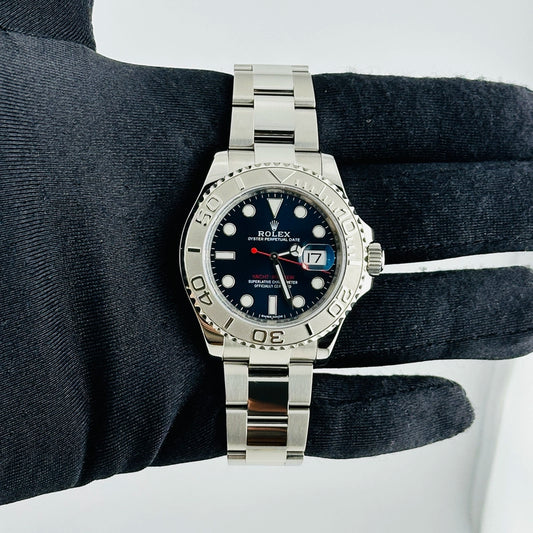 Rolex Yacht-Master Blue Dial on Oyster Ref 116622 with New Style Card White 2017