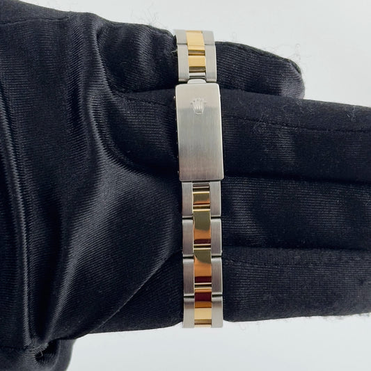 Rolex Oyster Perpetual White Roman Dial on Oyster Ref 67193 with Papers 1992