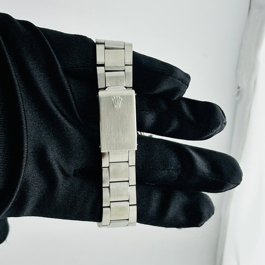 Rolex Datejust Silver Stick / Has Spots Dial on Folded Oyster Ref. 1601 1963 — view 2