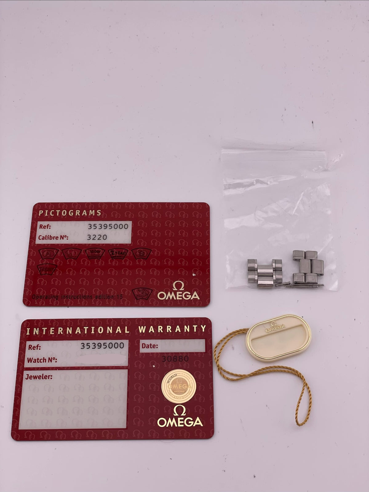 Omega Speedmaster Black Dial on Stainless Steel Bracelet Ref. 3539.5 Card Open Date — view 7