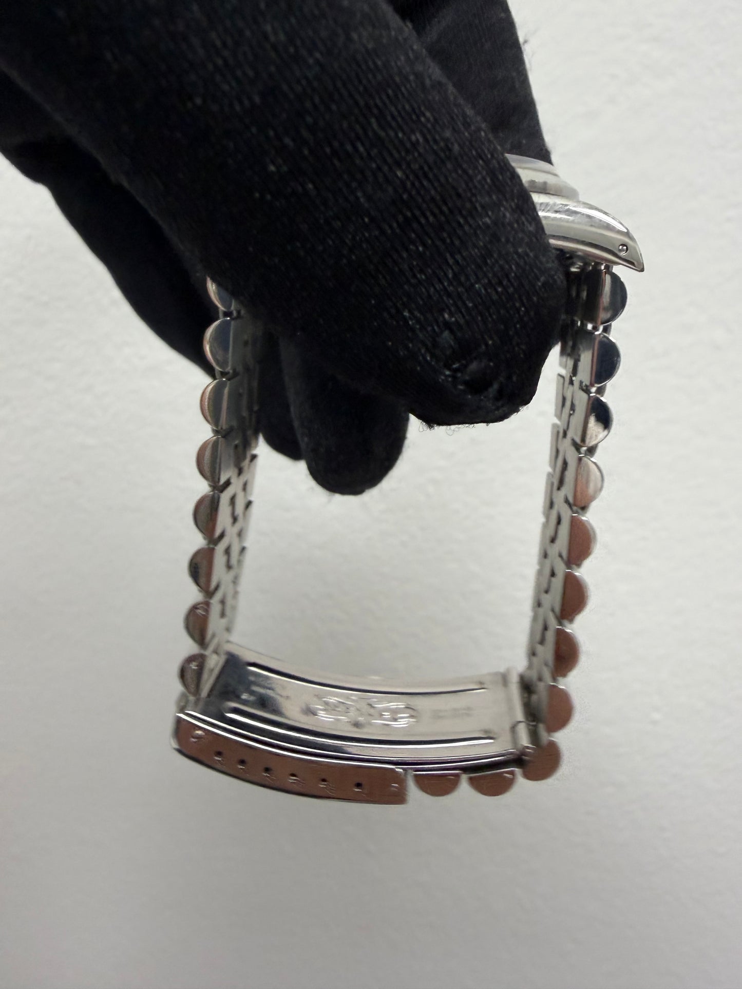 Rolex Datejust Silver Stick Dial on D Link Jubilee Ref. 16220 1988 — view 5
