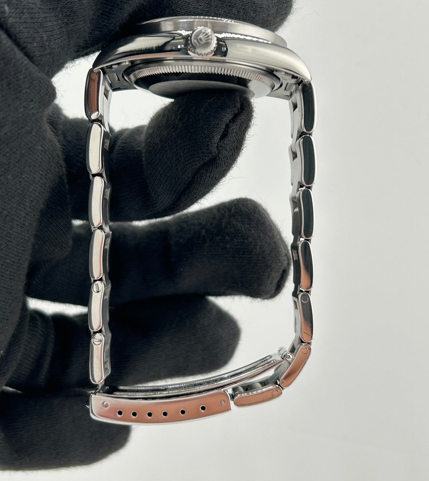 Rolex Air-King Silver Stick Dial on Oyster Bracelet Ref. 14010 2000 — view 6