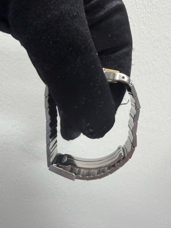 Cartier Santos Octagon Cream Roman Dial Ref 187902