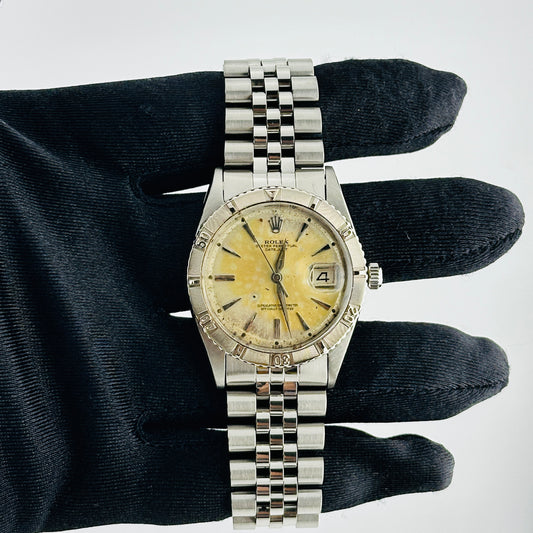 Rolex Datejust Thunderbird Silver Stick Dial on Jubilee Ref. 1625 — view 2