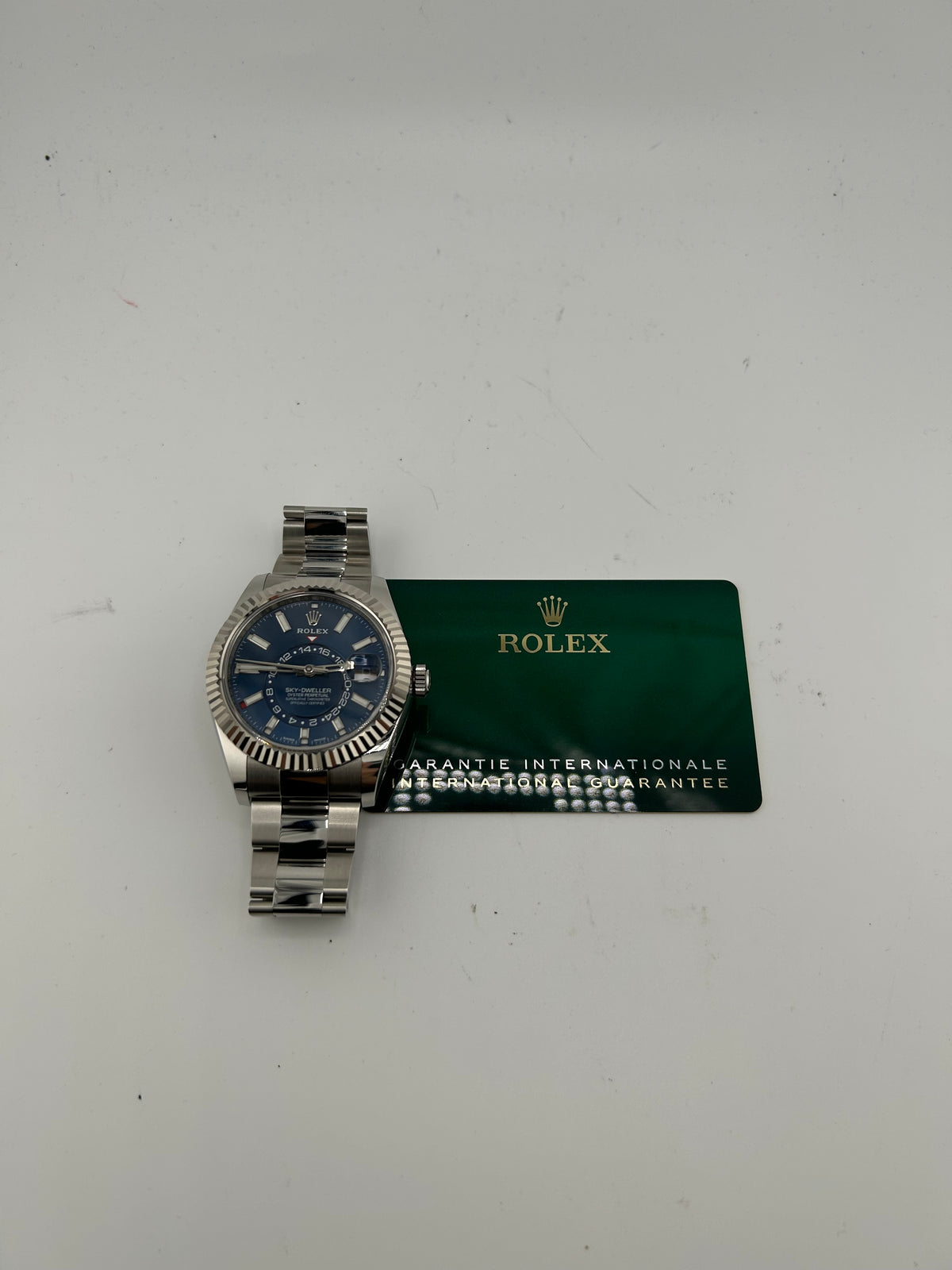 Rolex Sky Dweller Blue Dial on Oyster Ref. 326934 Card 2021 — view 7