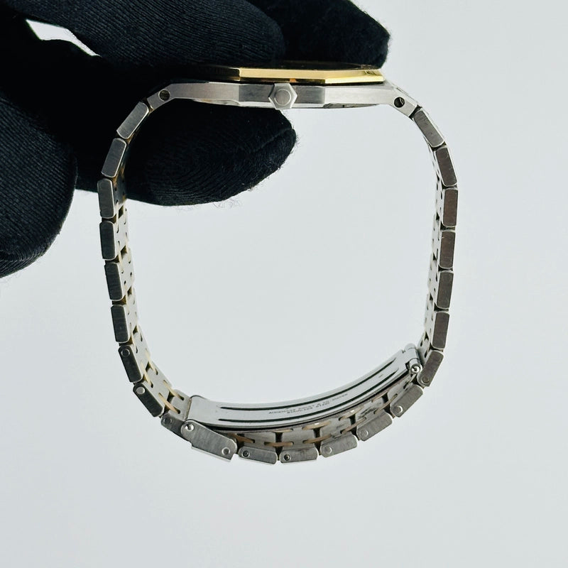 Audemars Piguet Royal Oak Gray Dial on 2 Tone Bracelet Ref 56143SA