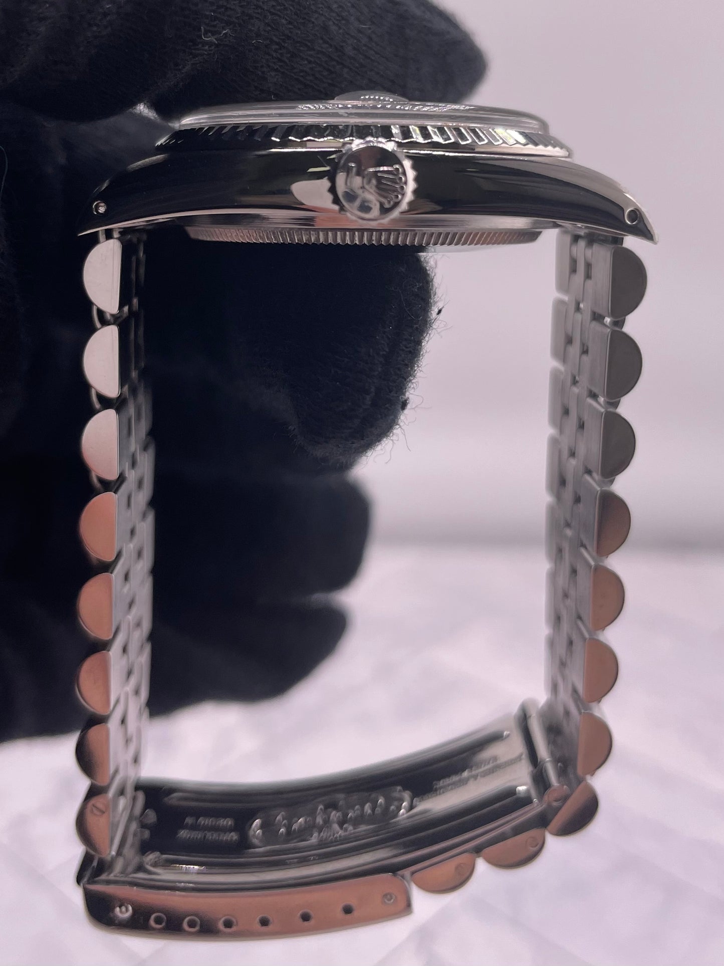 Rolex Datejust Silver Dial on D Link Jubilee Bracelet Ref. 16014 1979 — view 6