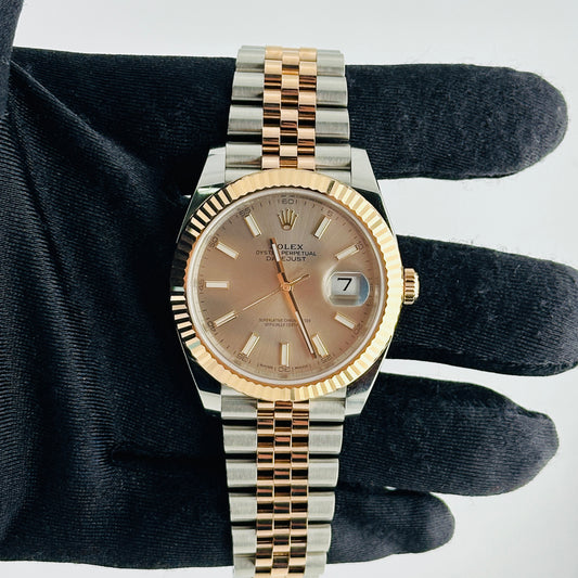 Rolex Datejust 41 Sundust Index Dial on Jubilee Ref. 126331 Card 2019 — view 2