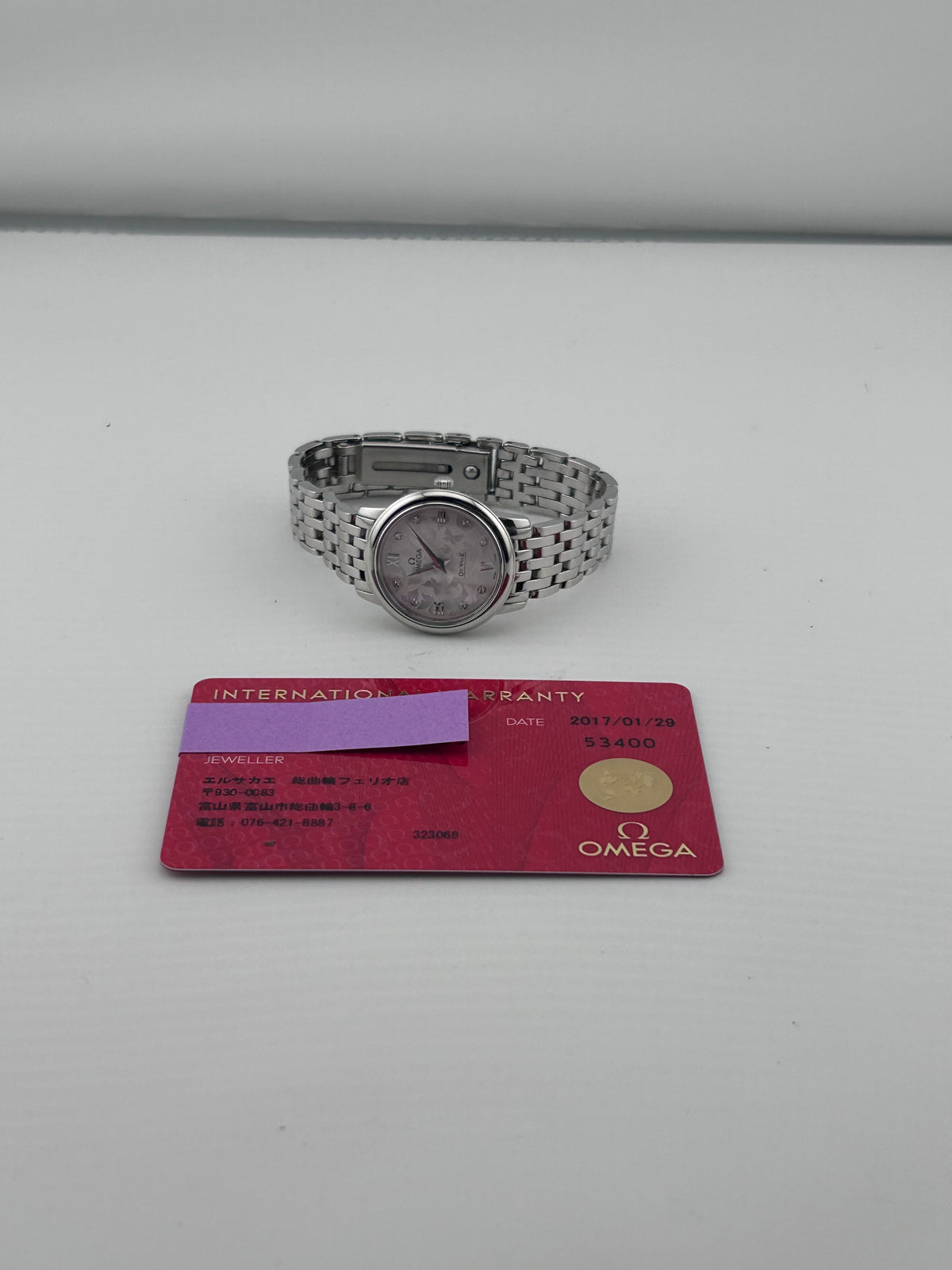 Omega De Ville Prestige Silver Dial on Stainless Steel Ref. 42410276052001 Complete 2017 — view 7
