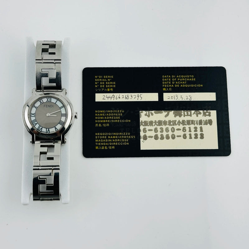 Fendi Orologi Mop Roman Dial Ref 6100L with Card 2013