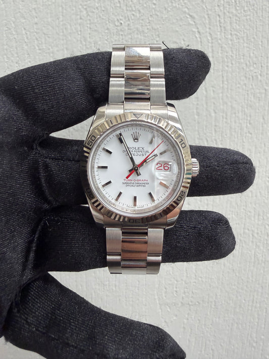 Rolex Datejust White Dial on Oyster Ref. 116264 Papers 2005 — view 2