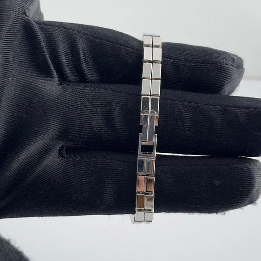 Cartier Tonneau Lanieres Silver Roman Dial on Wg 2 Row Ref 2545