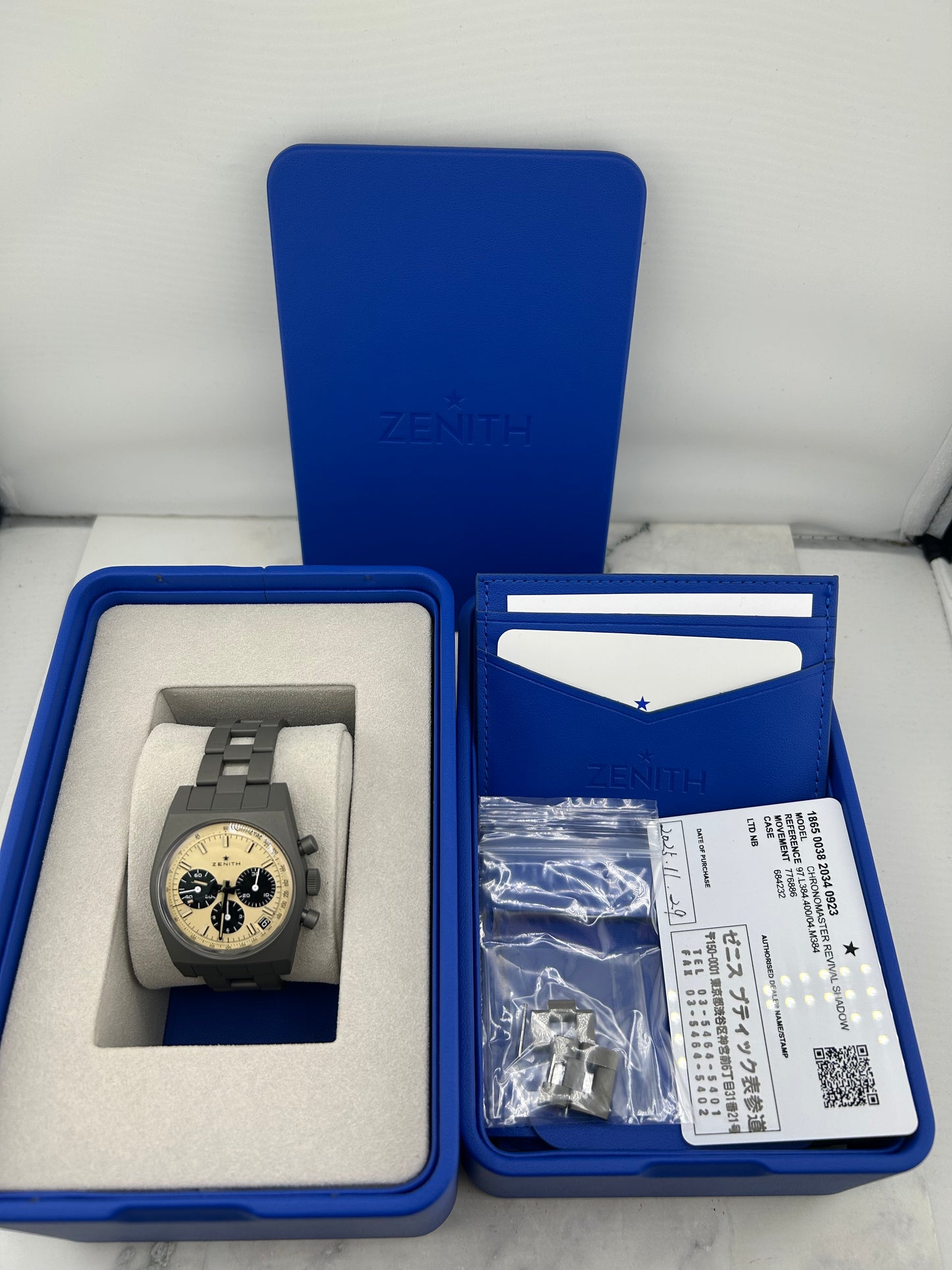 Zenith Chronomaster Revival Beige Dial Ref. 97.L384.400 Card 2025 — view 6