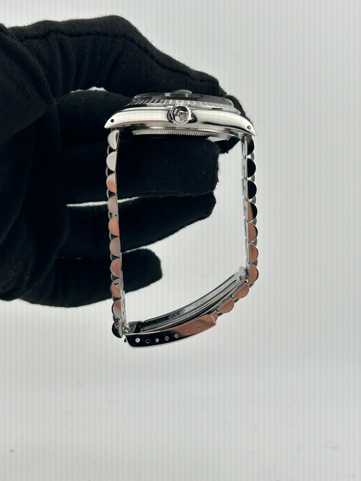 Rolex Datejust 36 Silver Stick Dial on Jubilee D Link Bracelet Ref. 16030 1986 — view 6