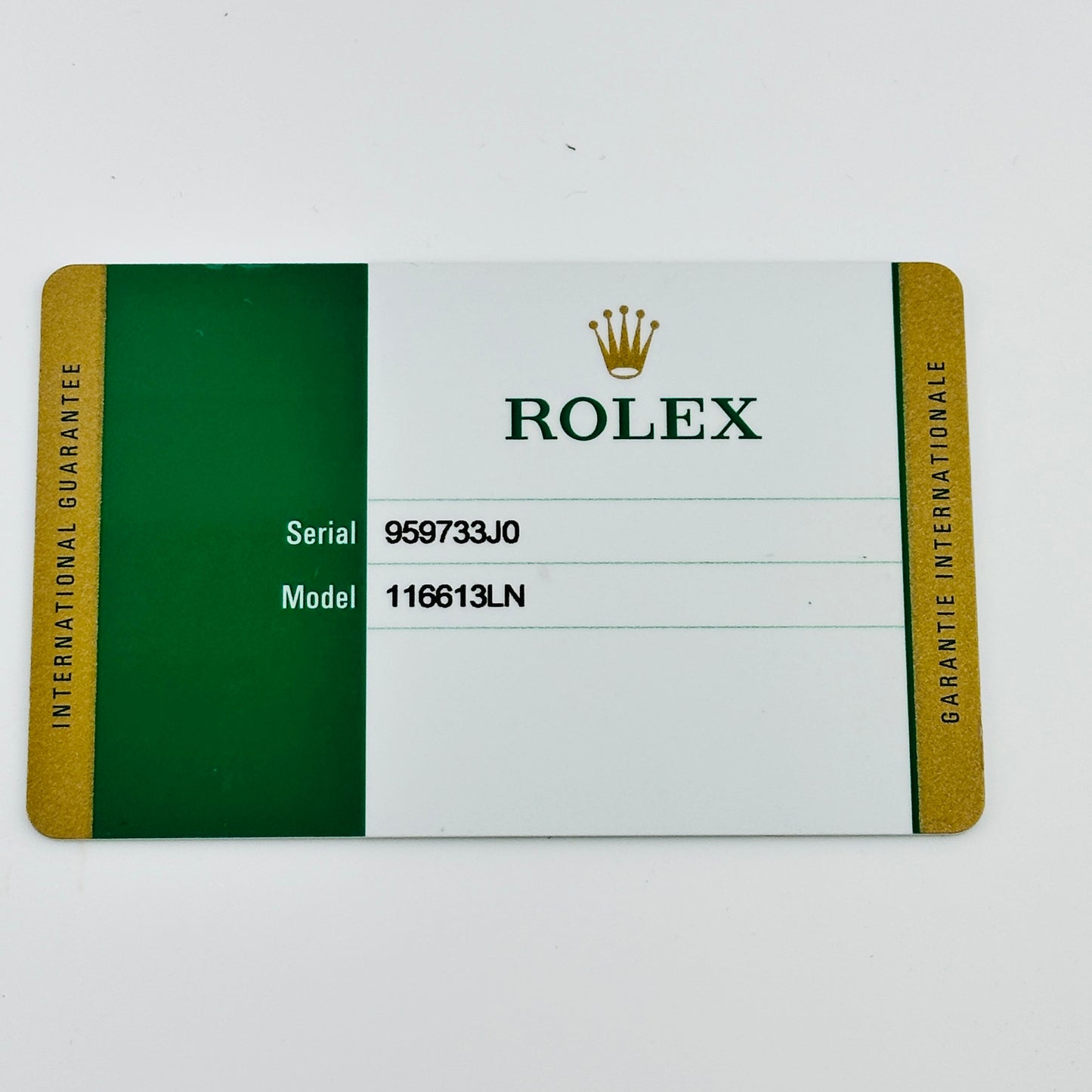 Rolex Submariner Black Dial on Oyster Bracelet Ref. 116613LN Card 2016 — view 7