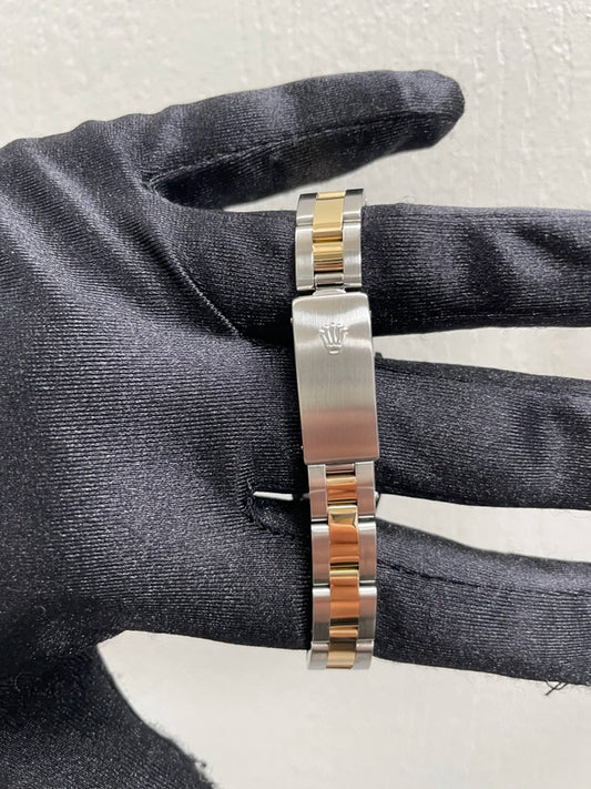 Rolex Oyster Perpetual White Roman Dial on Oyster Ref 67193 with Papers 1997