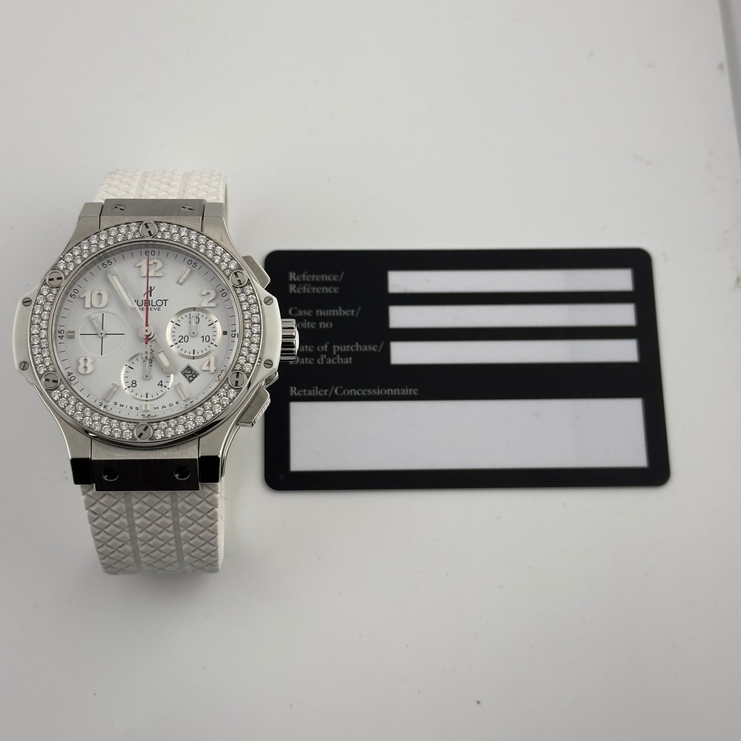 Hublot Big Bang White Dial on Rubber Strap Ref. 301.SE.230.RW.114 Card Open Date — view 5