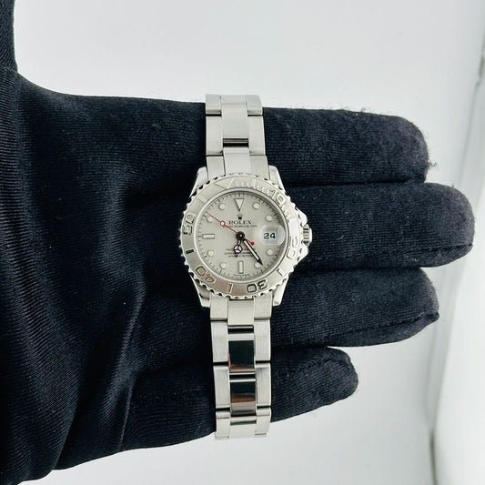 Rolex Yacht-Master Ladies Platinum Dial on Oyster Ref 169622