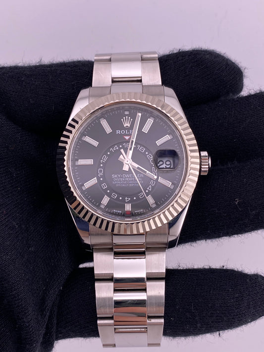 Rolex SkyDweller Black Dial on Oyster Ref. 326934 Card 2022 — view 2