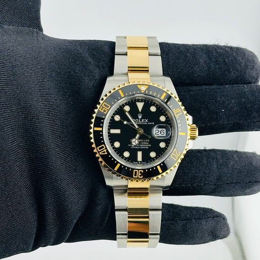 Rolex Sea-Dweller Black Dial on Oyster Ref 126603 with New Style Card White 2019
