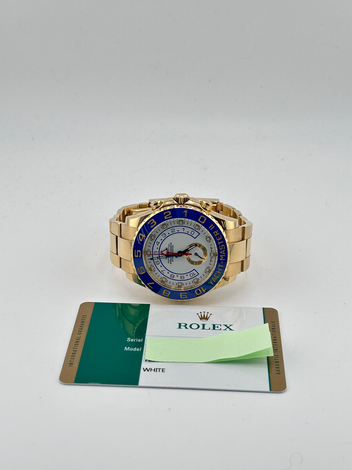 Rolex Yacht-Master II White Dial on Oyster Ref. 116688 Card 2017 — view 6