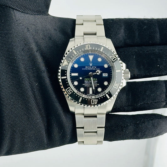 Rolex Sea-Dweller Deepsea James Cameron Dark Blue/Black James Cameron Dial on Oyster Ref 116660 with New Style Card White 2016