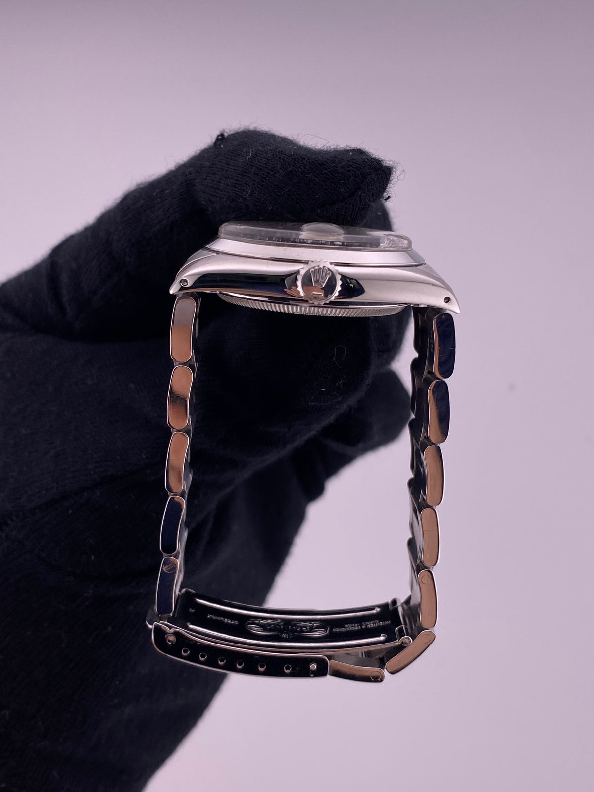Rolex Oyster Perpetual Date Silver Stick Dial on Oyster Steel Bracelet Ref. 1500 1966 — view 6