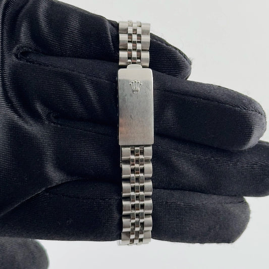 Rolex Oyster Perpetual White Roman Dial on Jubilee Ref 67194 with Papers 1990