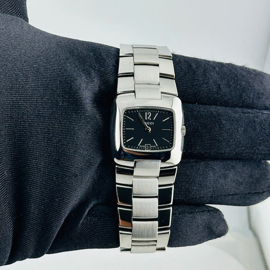 Gucci Gucci Black Dial Ref 8500L with Card