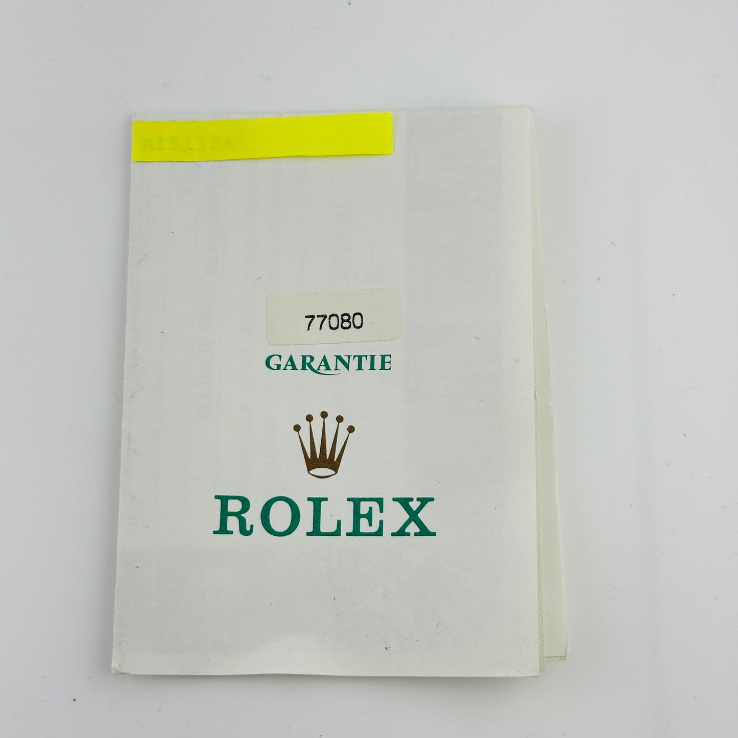 Rolex Oyster Perpetual Black Dial on Oyster Bracelet Ref. 77080 Papers Open Date — view 2