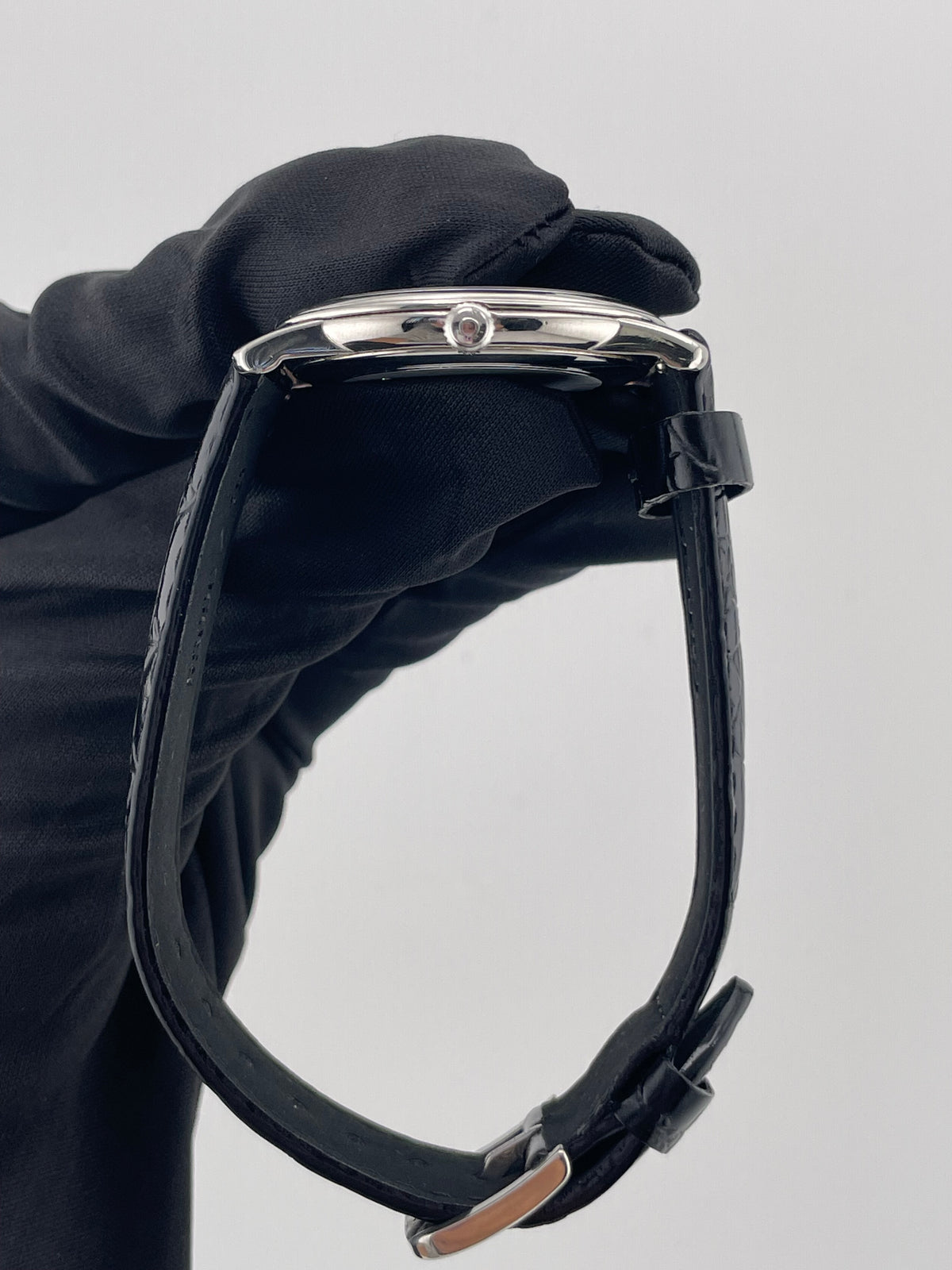 Omega DeVille Prestige Silver Dial Dial on Seiko Strap Ref. 4820.31 — view 6