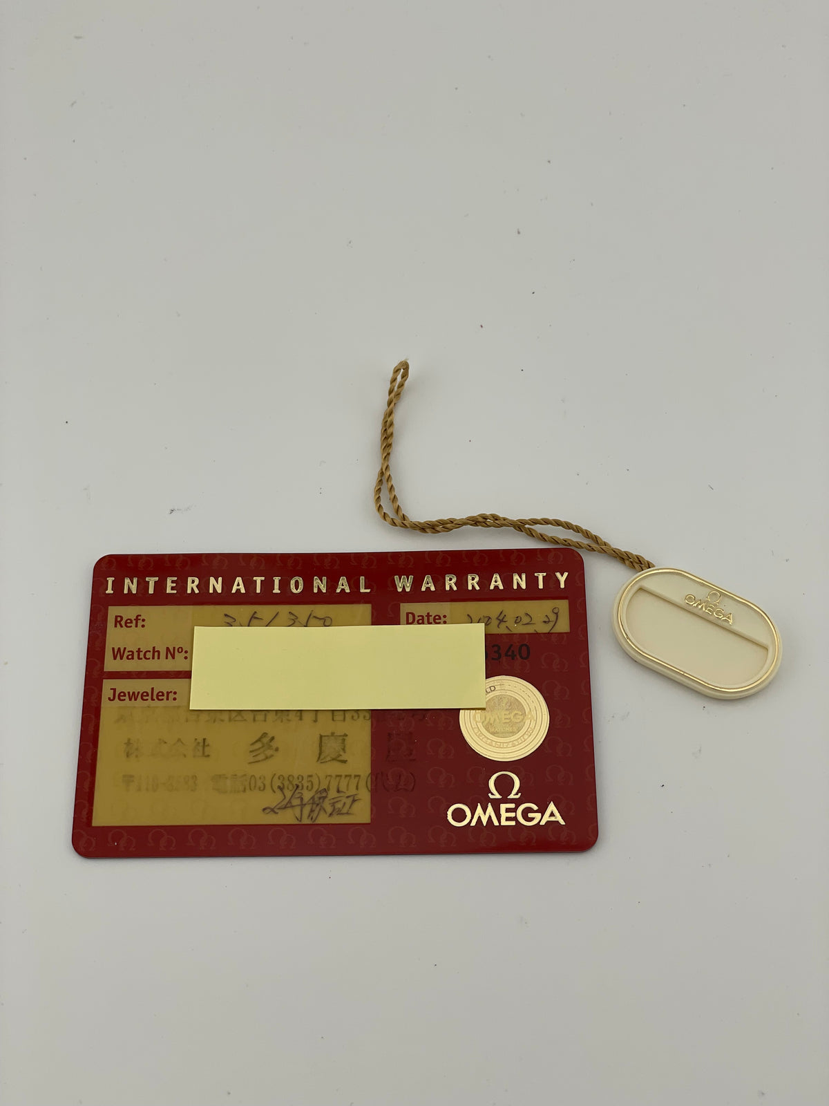 Omega Speedmaster Black Dial on Stainless Steel Bracelet Ref. 3513.50 Card 2004 — view 8