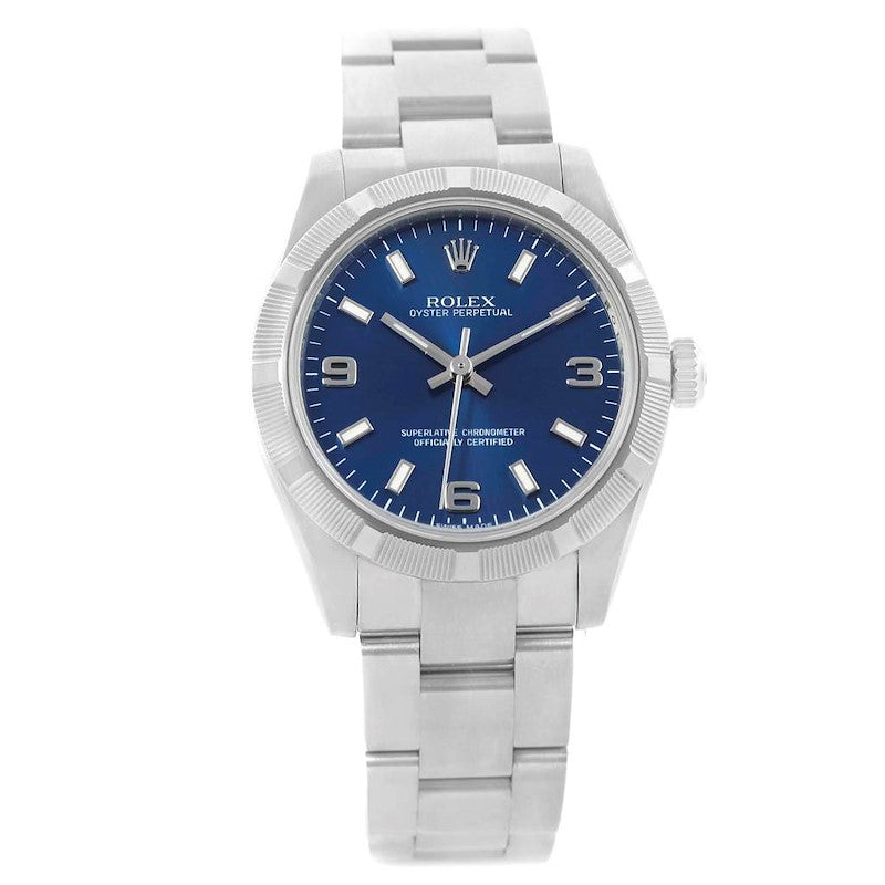 Rolex Oyster Perpetual Blue Dial on Oyster Ref. 177210 2007